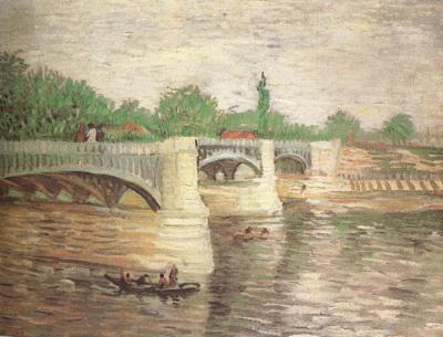 Vincent Van Gogh The Seine with the Pont de la Grande Jatte (nn04) Sweden oil painting art